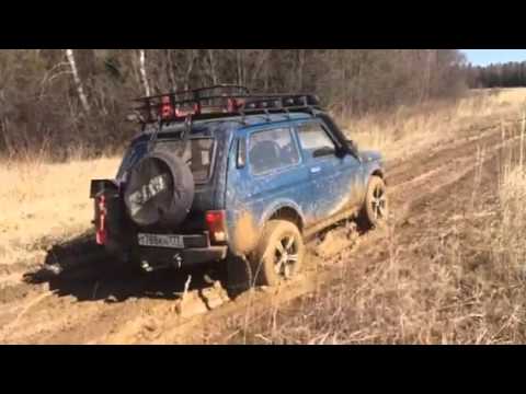 Нива по грязи видео