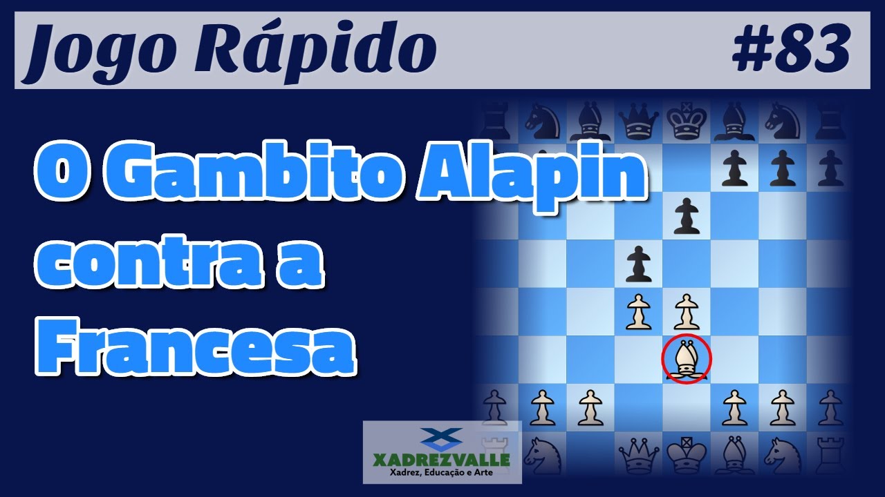 MUITO INTERESSANTE! Conhece a Siciliana Alapin? - Desafio Rapidchess Bobby  Fischer (Ep54) 