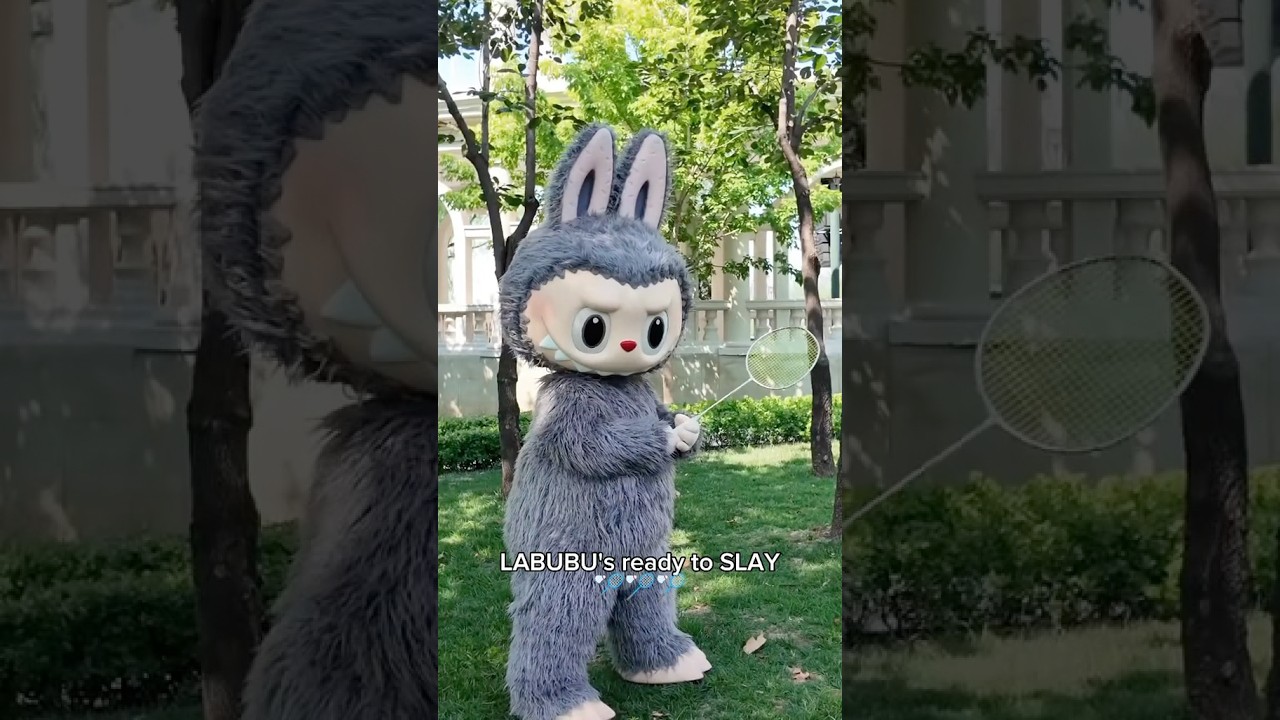 POP MART LABUBU POP LAND | Badminton time with Labubu