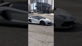 Crazy Lamborghini Aventador SVJ Acceleration and Exhaust