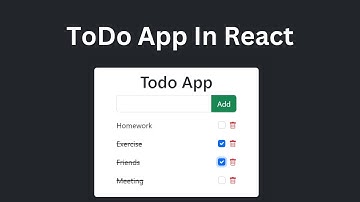 Build a Simple Todo App using React