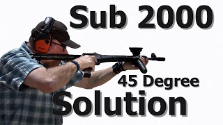 Kel-Tec Sub 2000 Range Test with 45° Scope Mount – Ultimate Red Dot Fix 418