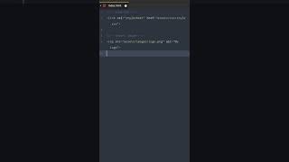 Link CSS &amp; add images like a pro! 💻👇#HTMLForBeginners #WebDevTips #CodeSmart2025
