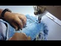 Como tapar un roto en una falda de jean