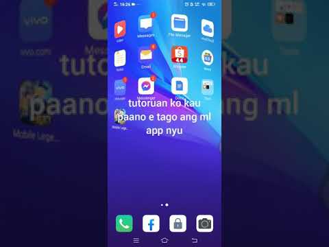 Paano itago ang mobilelegends apps