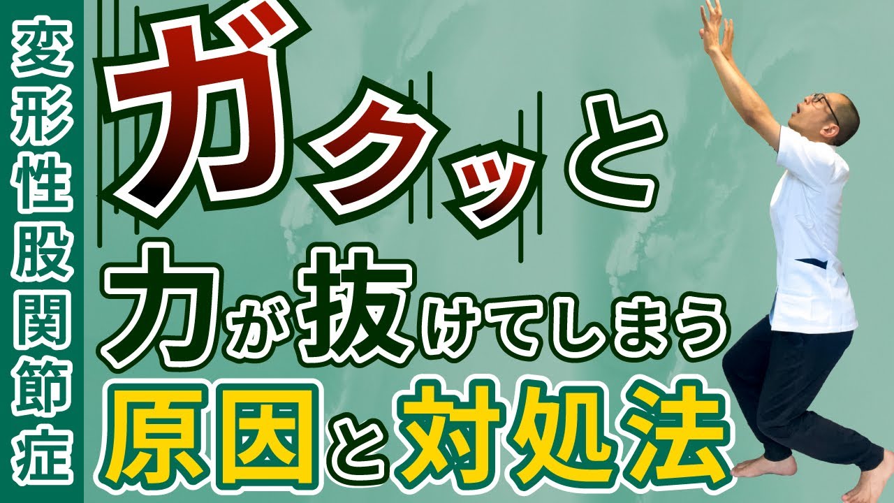 第283回【股関節痛】股関節が突然ガクッとなり力が抜けてしまう方に対する股関節の安定感向上エクササイズを紹介！！