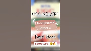 Best book UGC NET/JRF paper 2😃 (MANAGEMENT) with PYQ