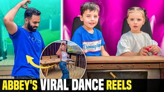 Recreating My Wife&#39;s VIRAL DANCE Videos - Noah &amp; Hazel are the judges *OMG*😰