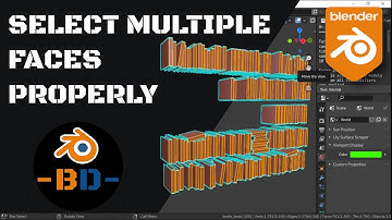 Do THIS if you have problems selecting multiple faces! | #BDQuickTips