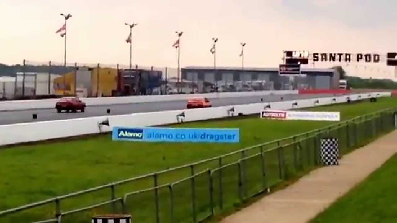 Santa pod run 2 classic ford show 2014