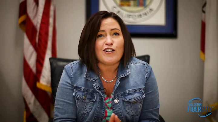 The Mayor of Fullerton, CA Jennifer Fitzgerald tal...