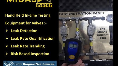 MIDAS Meter® [Valve Leak Detection, Quantification, Trending and RBI] (Windows Version)
