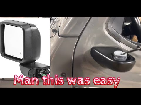 Replace Jeep JL / JT mirror, step by step