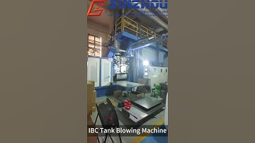1000L ibc water tank extrusion blow moulding machine #IBCMACHINE #IBCTANKMACHINE #IBCCAGEMACHINE