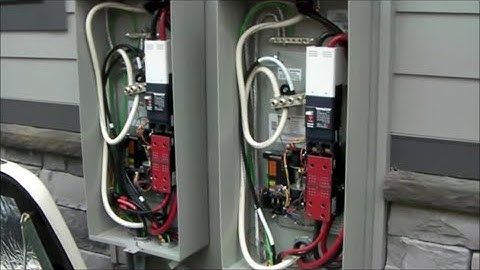 How to connect two Generac Transfer switches to single generator