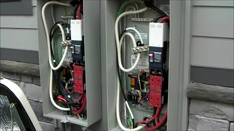 How to connect two Generac Transfer switches to single generator