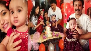 Wow Actress Santhoshi Srikar Twin Babys 1St Birthday Celebration Actress Santhoshi Family Photos