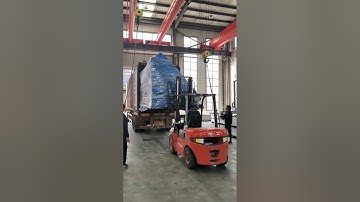 How to Load the Laser Cutting Machine into 40ft Container