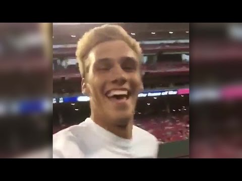 Cincinnati Reds Fan Runs On Field, Escapes