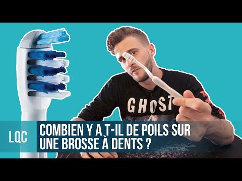 Vidéo: Combien y a-t-il de poils dans une brosse à dents ?