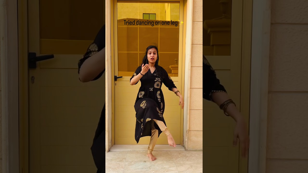 Tried dance on one leg🧿 