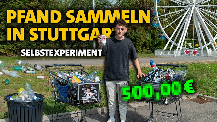 Einen Tag PFAND sammeln und __€ verdient!