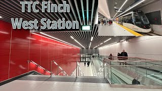 Toronto TTC Finch West LRT/Subway Station Walkthrough 12/7/2025
