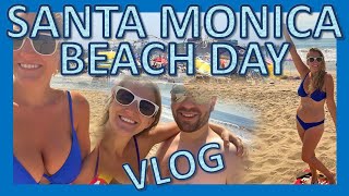 Best Beach Day in Santa Monica | LA Vlog
