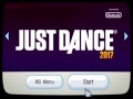 Just Dance 2017 Song List Menu (Wii)