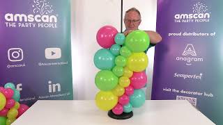 Creating Flat Tropical Columns with Latex Balloons