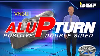 【アルミホイール加工用、両面使いポジチップ】ALUP TURN　[TECH TALK]