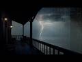Cozy Misty Forest Cabin Rain Sound With Thunder For Calm Mood And Better Sleep