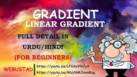 GRADIENT BACKGROUND USING HTML CSS| HOW TO ADD LINEAR GRADIENT IN WEBPAGE USING HTML/CSS IN URDU