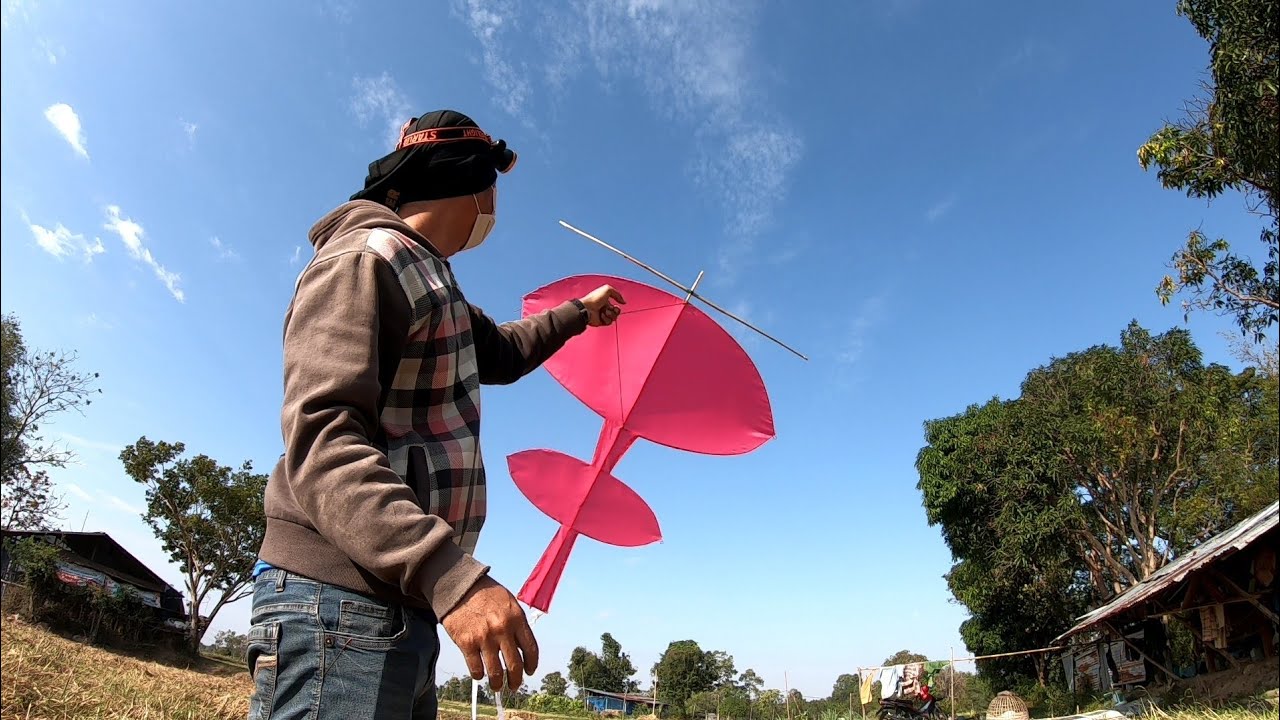 ว่าวสองห้องปล่อยคามือ ขนาด120เซน