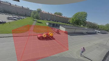 Real time tracking of a stationary object with Qamcom’s 77 GHz  obstacle detection radar