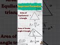 Area of Equilateral Triangle and Acute angle triangle. #stem #education #mathspace