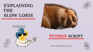 Explaining the slowloris python script - simplified