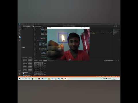 FIRE DETECTION SYSTEM USING PYTHON - YouTube