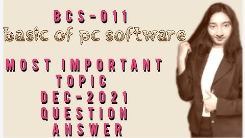 #BCS011 important topics with solution|| previous year solutions🔥dec2021 100%🔥startegy #arpitashilpi