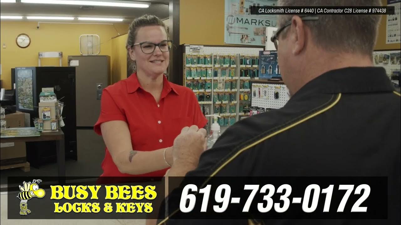 Busy Bees Locks & Keys San Diego's Trusted Locksmith Company YouTube