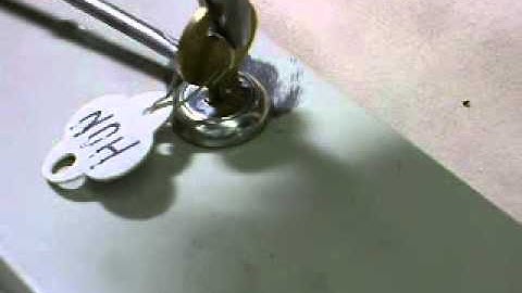 Hon remove lock core with core key