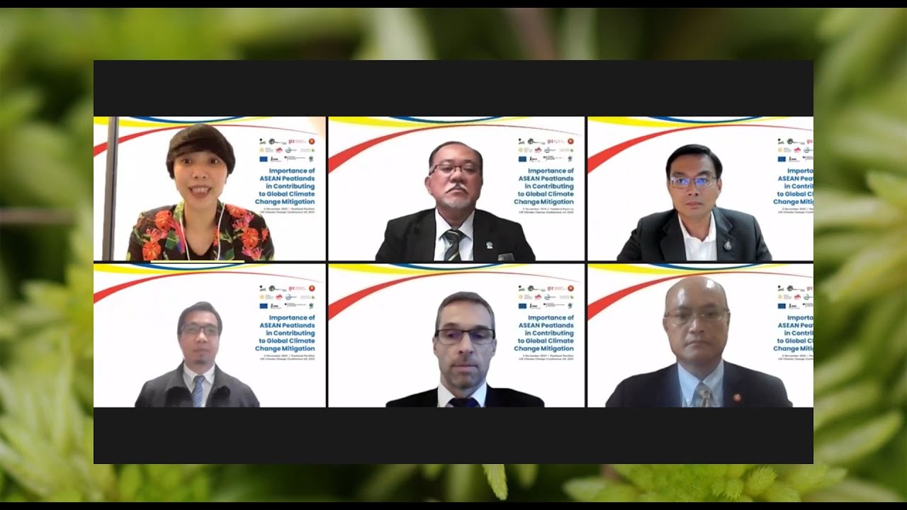 COP26 | Importance of ASEAN Peatlands in Contributing to Global Climate ...