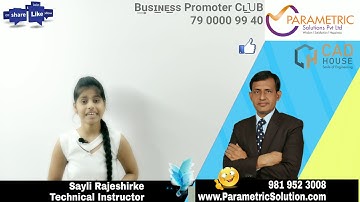Sayli Rajeshirke - Technical Instructor - Testimonials - Parametric Solution - 9819523008