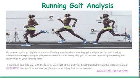 Optogait Analysis - Gait Analysis Nyc - Running Clinic Nyc - Clinicube NYC