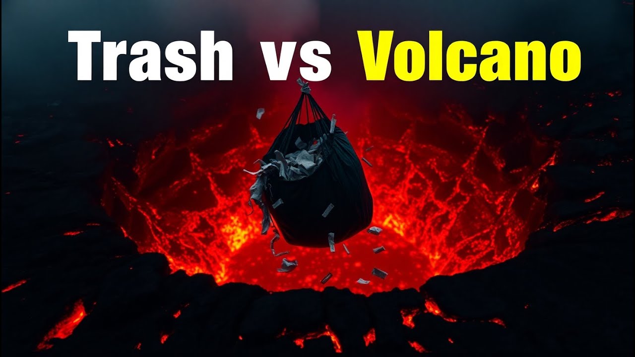 What If We Used Volcanoes to Destroy Trash?