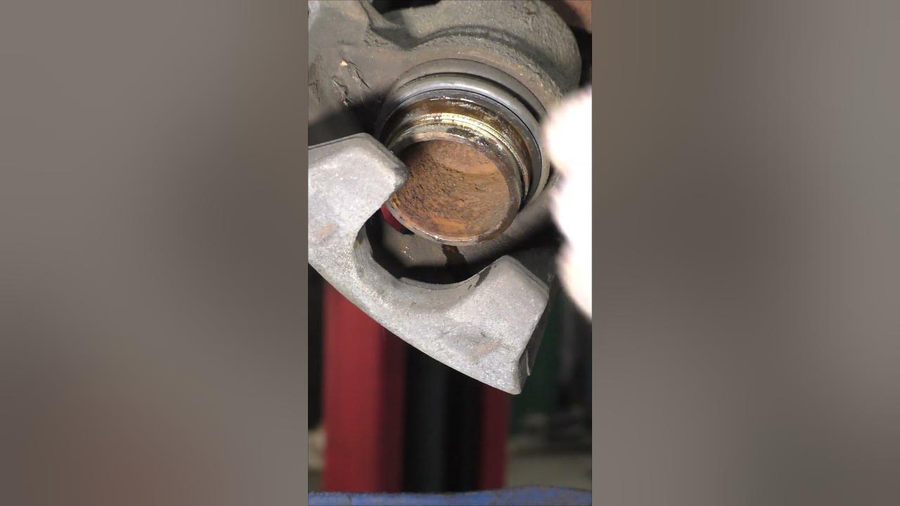 extraordinary extraction of a jammed brake cylinder shorts YouTube