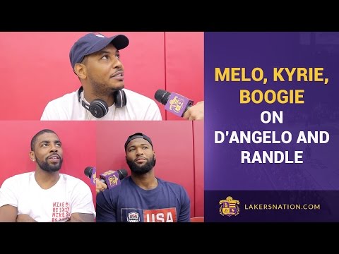 Carmelo Anthony, DeMarcus Cousins, Irving Talk D'Angelo Russell, Julius Randle