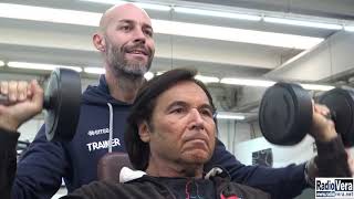 Valerio Merola si allena alla Palestra California