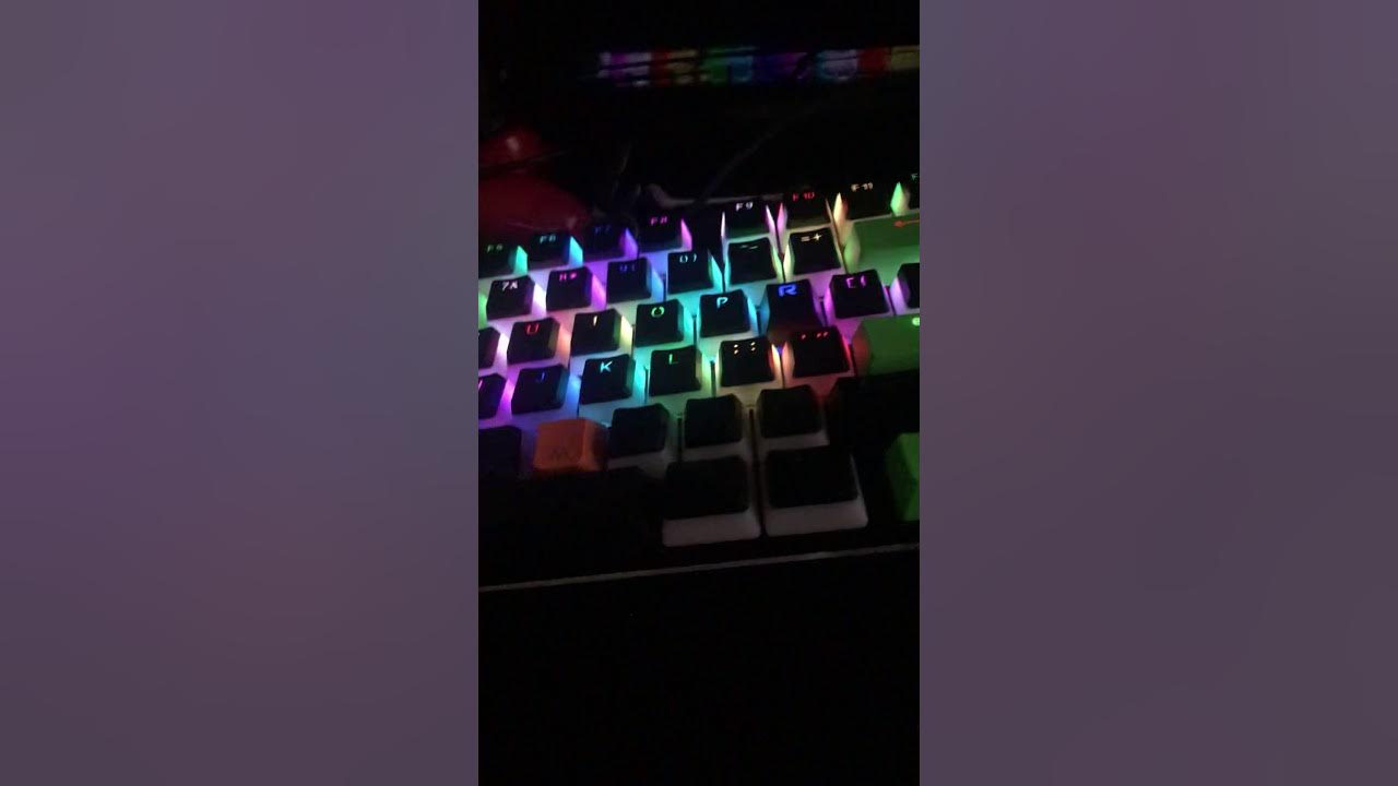 How to make your keyboard light up different colors YouTube