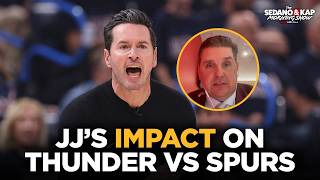 Is JJ Redick the Spurs' SECRET WEAPON vs Thunder? - ESPN's Brian Windhorst on Sedano & Kap
